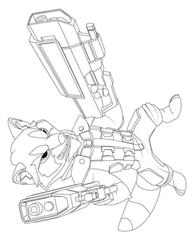 Kids-n-fun | 7 coloring pages of Guardians of the Galaxy